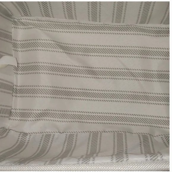 rae dunn check your pockets fabric laundry storage organization basket nwot - Picture 8 of 10
